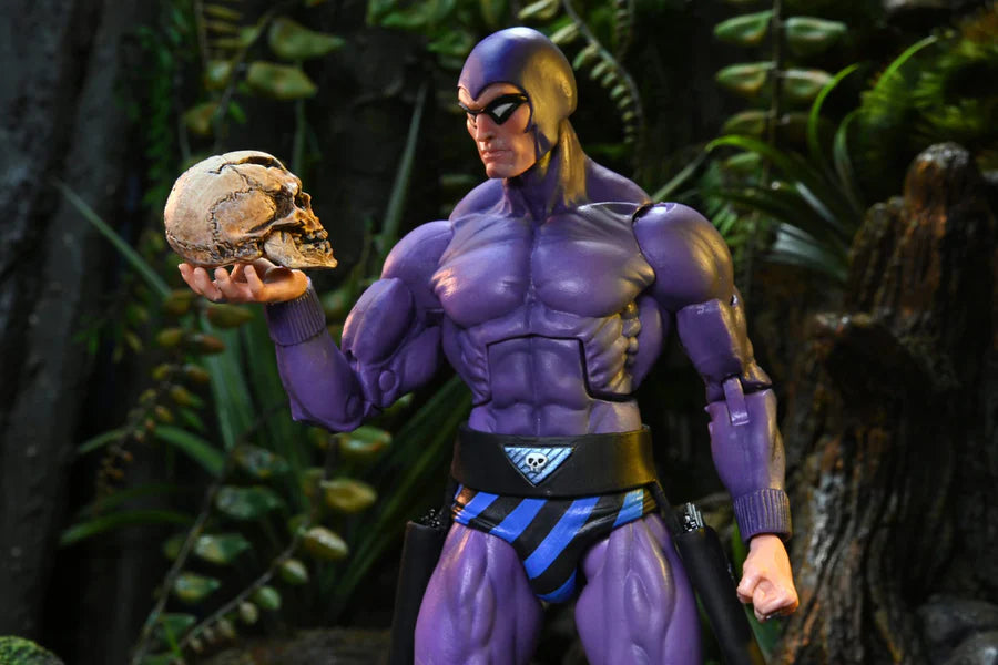 The Phantom 85th Anniversary Collectible Action Figure - Classic Superhero Toy for Display & Play | Perfect for Comic Book Fans & Collectors