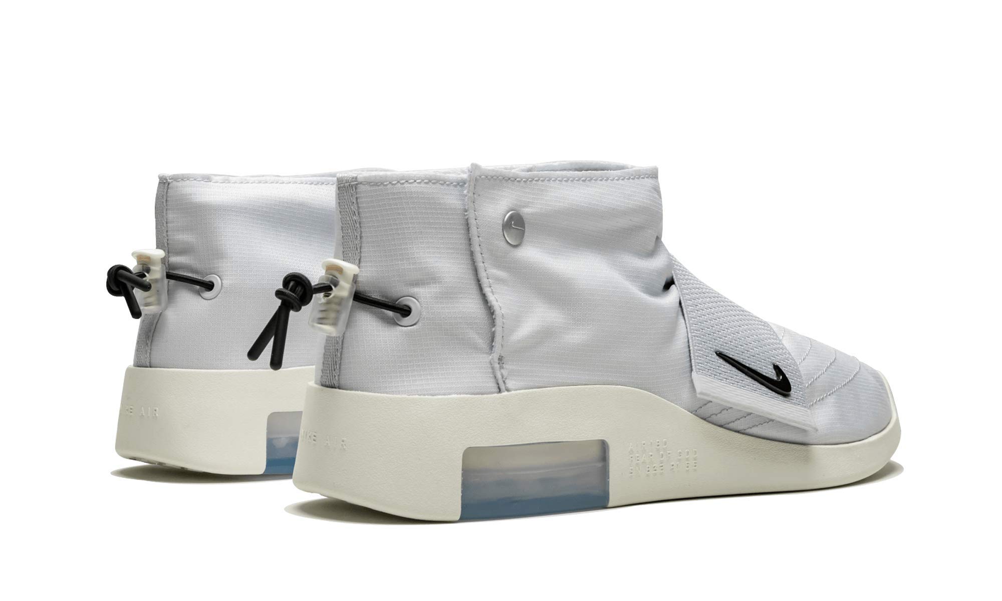 Nike Air Fear of God Moccasin Sneakers for Men - Pure Platinum/Black - Premium Comfort & Style for Casual Wear, Street Fashion, and Everyday Outfits