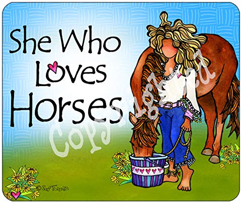 Equestrian Mouse Pad for Horse Lovers - Non-Slip Desk Mat for Computer, Gaming & Office Use