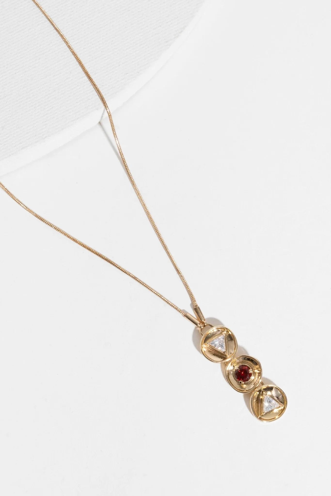 Three Charm Multi Pendant Necklace for Women - Elegant Layered Gold/Silver Jewelry for Daily Wear, Gift Giving & Special Occasions