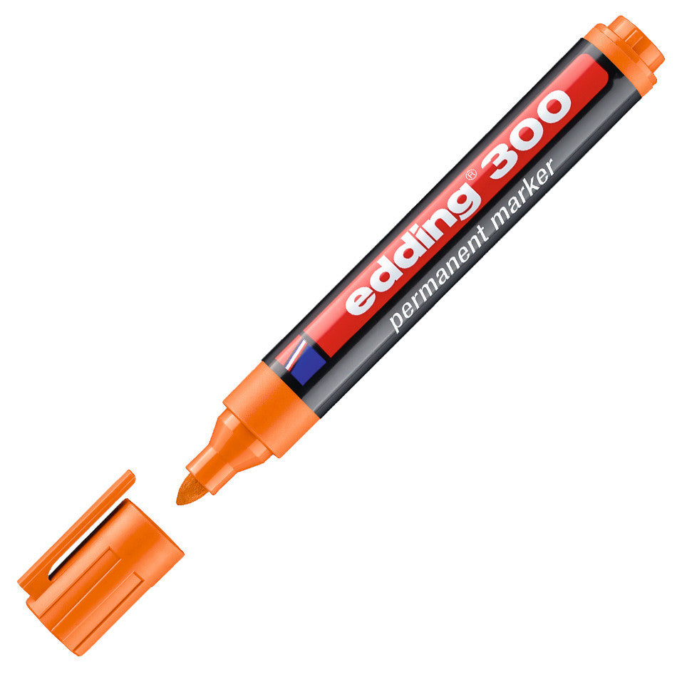 edding 300 Permanent Marker - Black, Fine Point, Waterproof & Fade-Proof - Ideal for Labeling, Organizing & DIY Projects