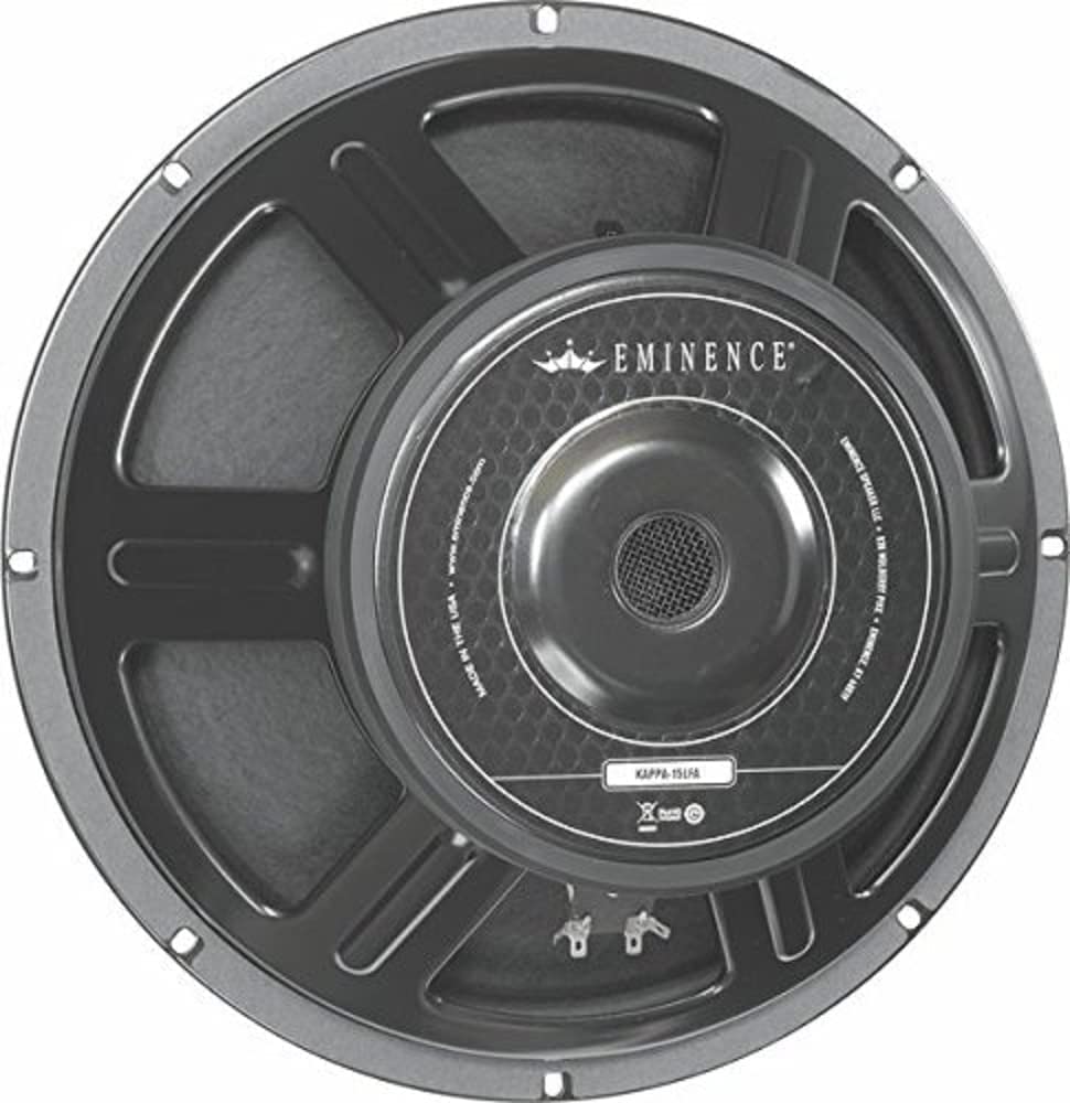 Eminence Kappa-15LFA 15 Inch 600W 8 Ohm Professional PA Speaker - High Power Audio for Live Music, DJ Performances & Stage Events (Black)