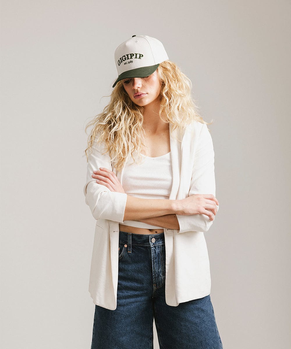 Gigi Pip Women's Vintage Trucker Hat - Adjustable Snapback Cap for Outdoor, Travel & Casual Wear