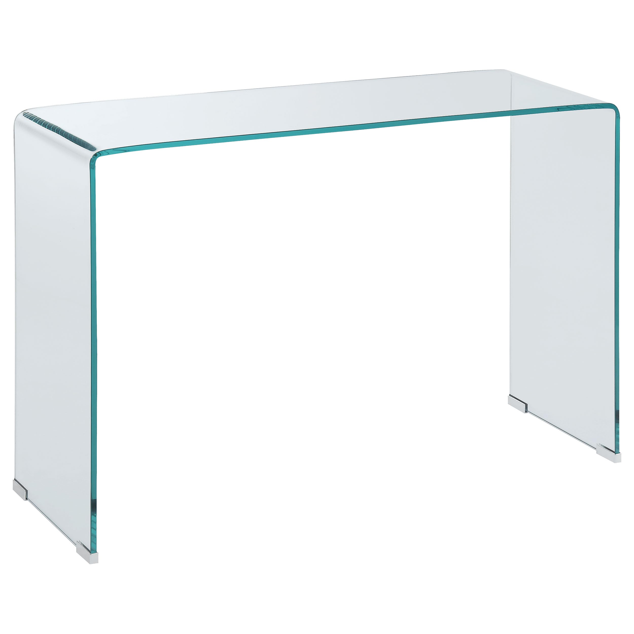 Coaster Furniture 705329 Clear Glass Sofa Table - Perfect for Living Room, Entryway, or Behind Couch