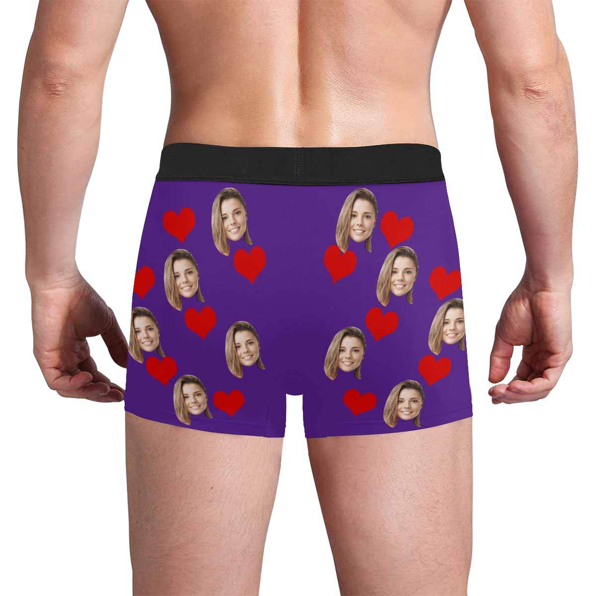 Custom Face Boxers for Men - Personalized Photo Underwear with Comfort Fit - Perfect for Gifts, Weddings, Birthdays & Special Occasions
