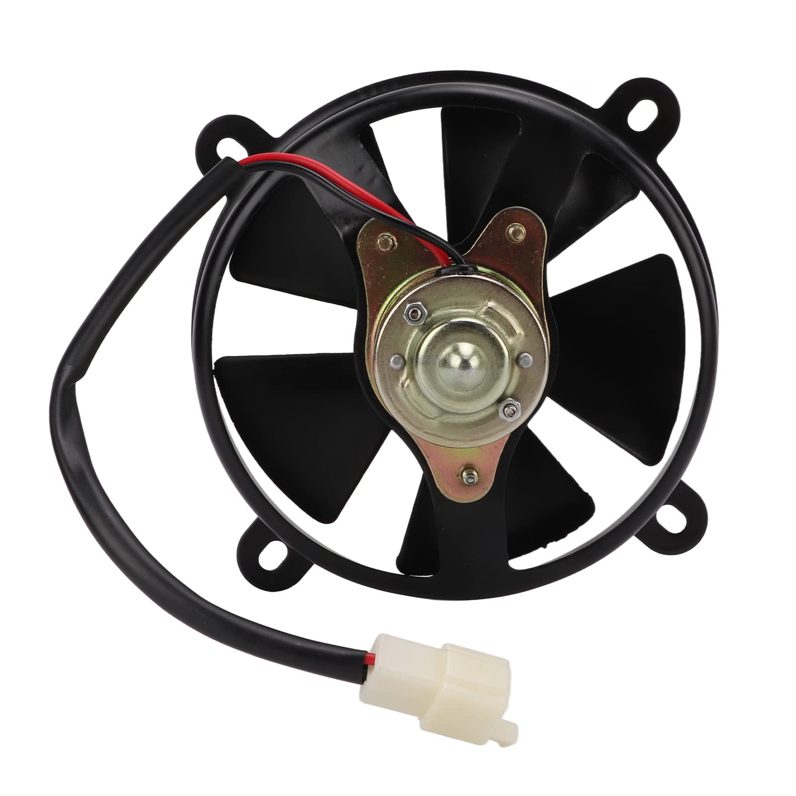 Akozon 6 Inch 5 Blade Electric Cooling Fan for ATV & Dirt Bike - Slim Radiator Fan Compatible with 150cc 200cc Quad - Perfect for Off-Road Adventures & Engine Cooling