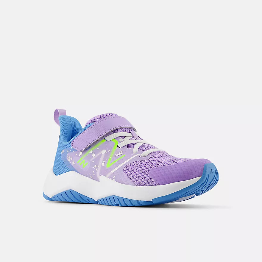 New Balance Lilac Glo Rave Run A/C Kids' Running Shoes - Lightweight Breathable Sneakers for Girls' Sports & Outdoor Activities