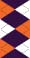 Purple/Orange/White