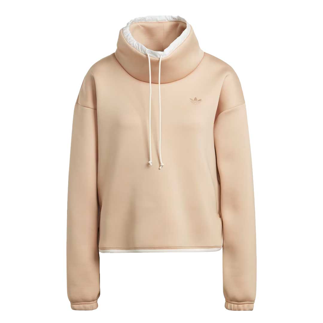 Adidas Women's Funnel Neck Spacer Sweater HM1545 - Lightweight & Breathable Workout Top for Running, Yoga & Gym