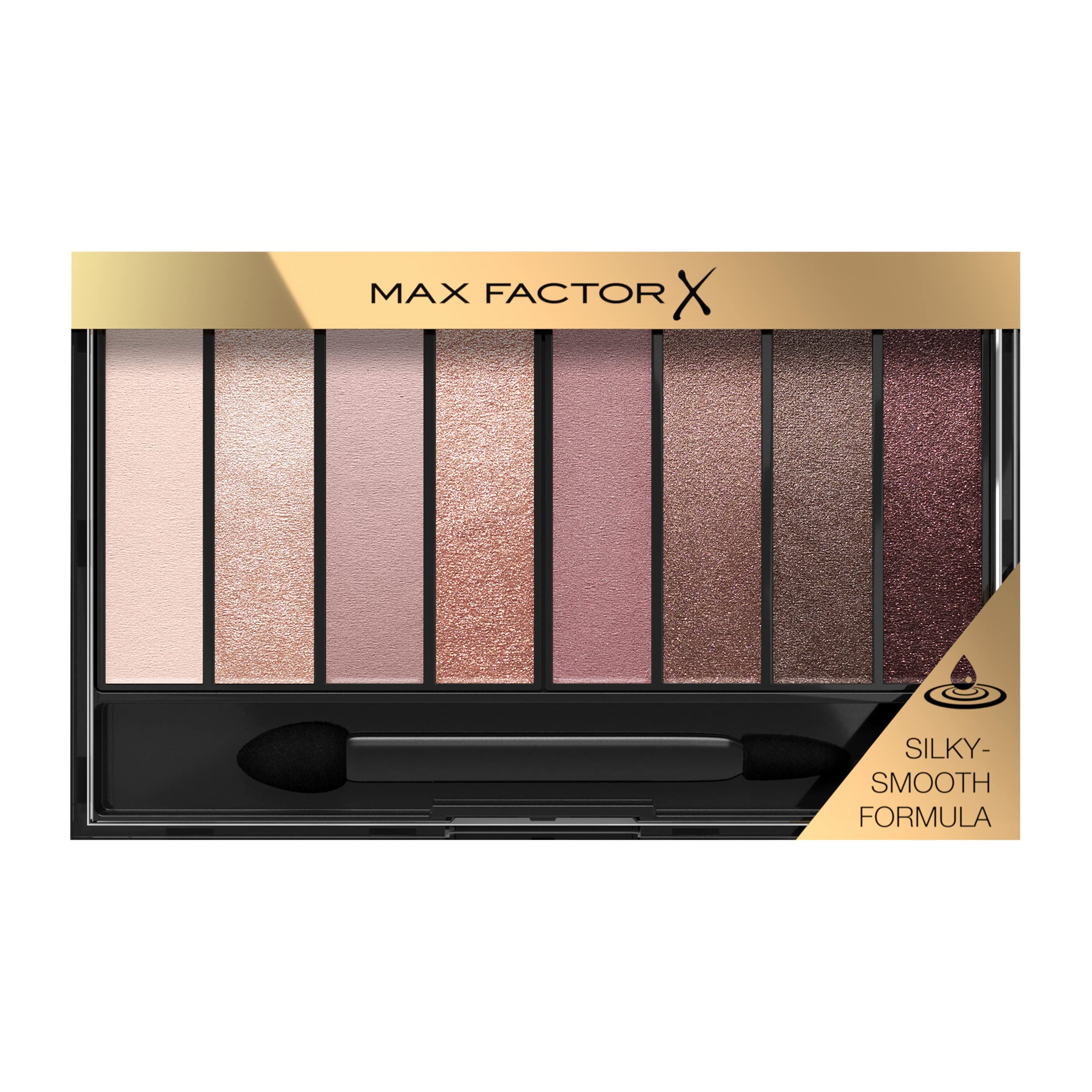 Max Factor Masterpiece Nude Palette - Rose Nudes Eyeshadow Kit for Contouring & Highlighting | Natural Makeup for Day & Night Looks | Perfect for Work, Date & Special Occasions