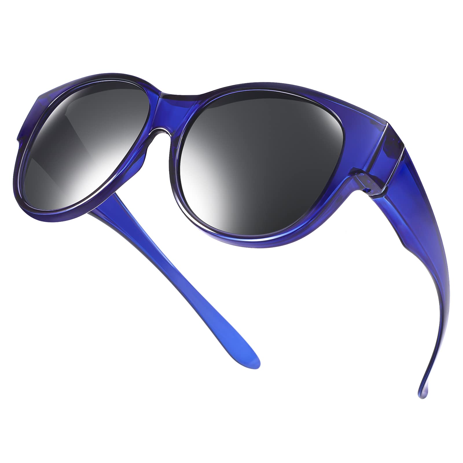 Polarized Oversized Sunglasses Over Glasses for Men & Women - Driving & Outdoor