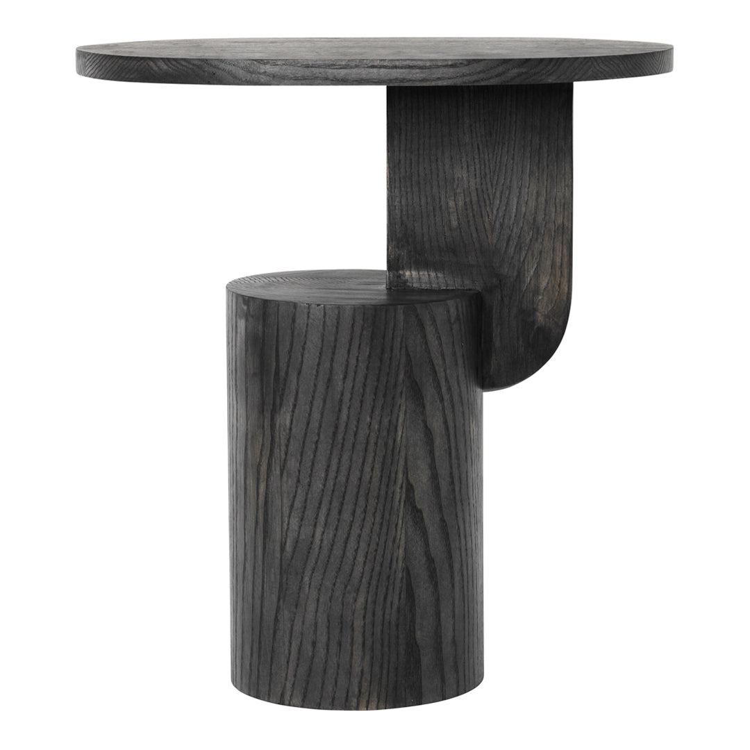 Modern Wooden Side Table with Storage Shelf - Small End Table for Living Room, Bedroom, or Office - Perfect for Holding Drinks, Books, and Decor