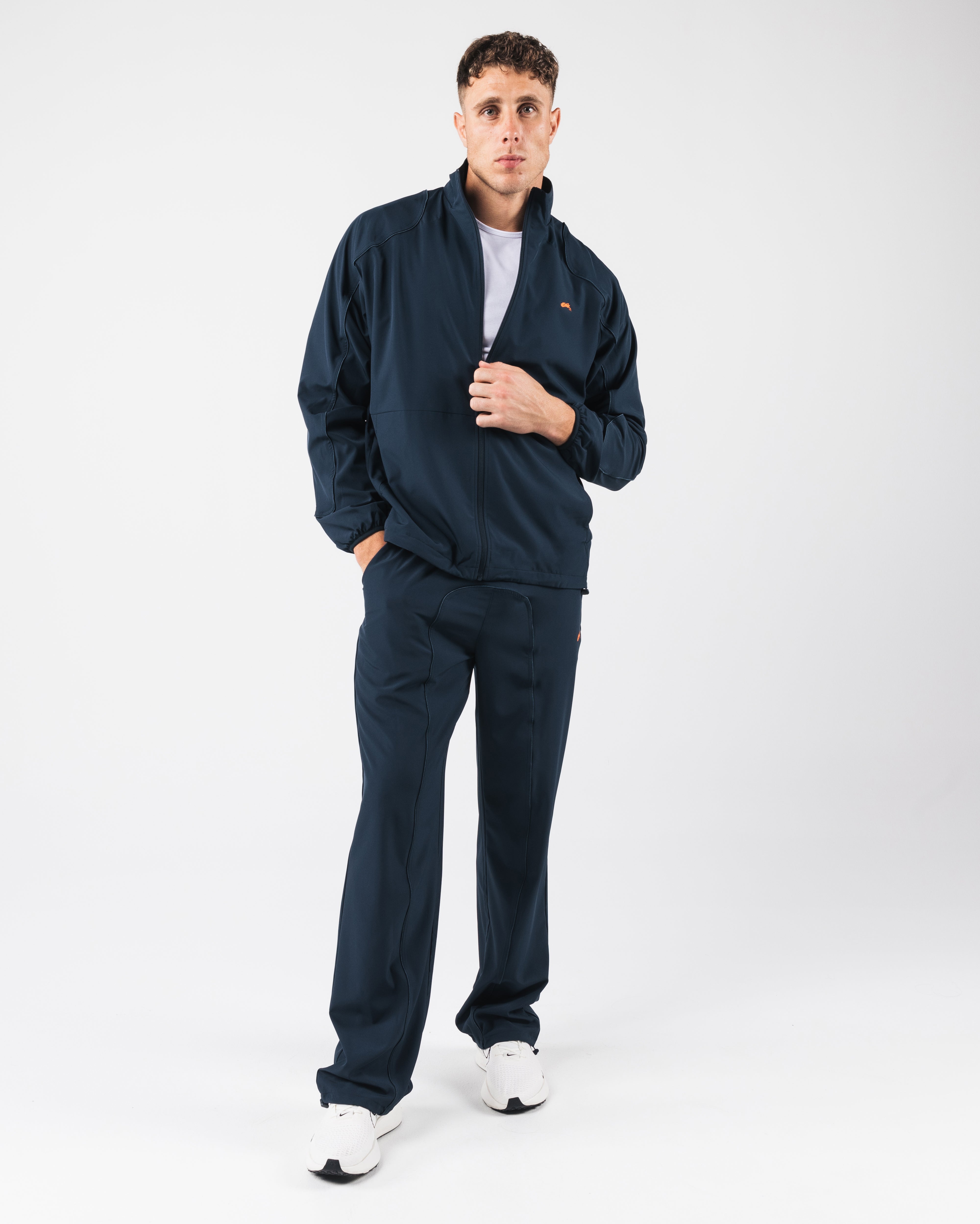 Premium Club Training Jacket for Men & Women - Breathable Deep Navy Athletic Jacket for Gym, Running & Outdoor Workouts