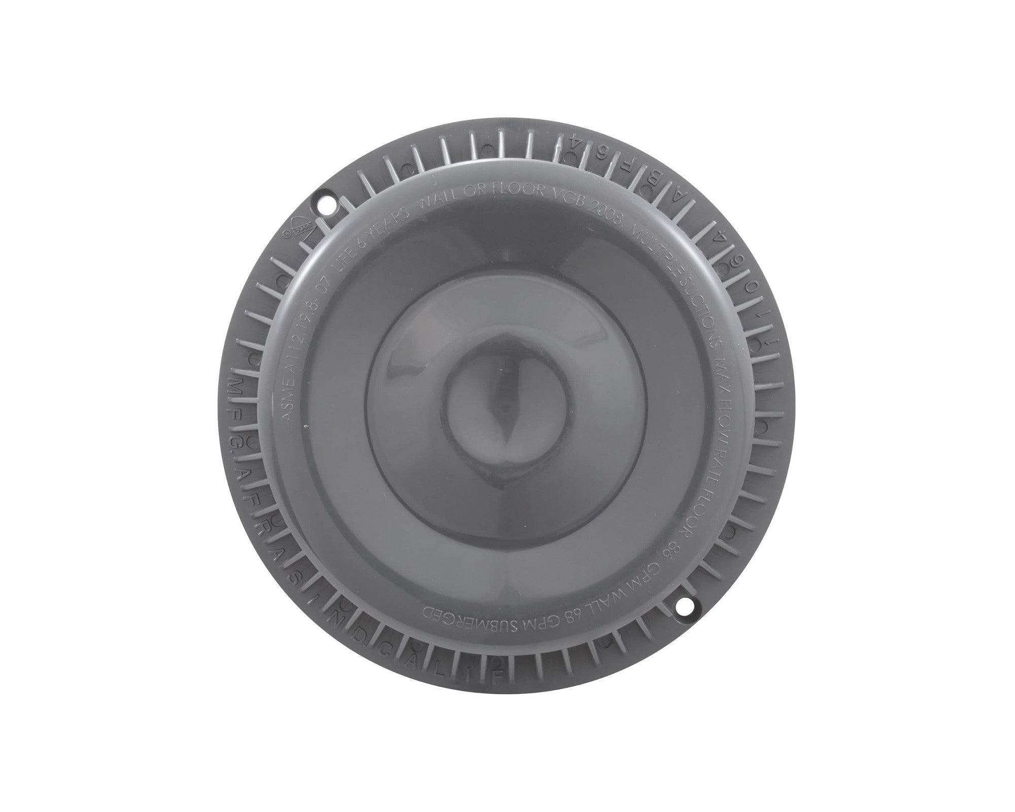 Afras Anti Vortex ABS Drain Cover 7.375 Inch - Heavy Duty Bathroom & Shower Drain Grate for Home & Commercial Use