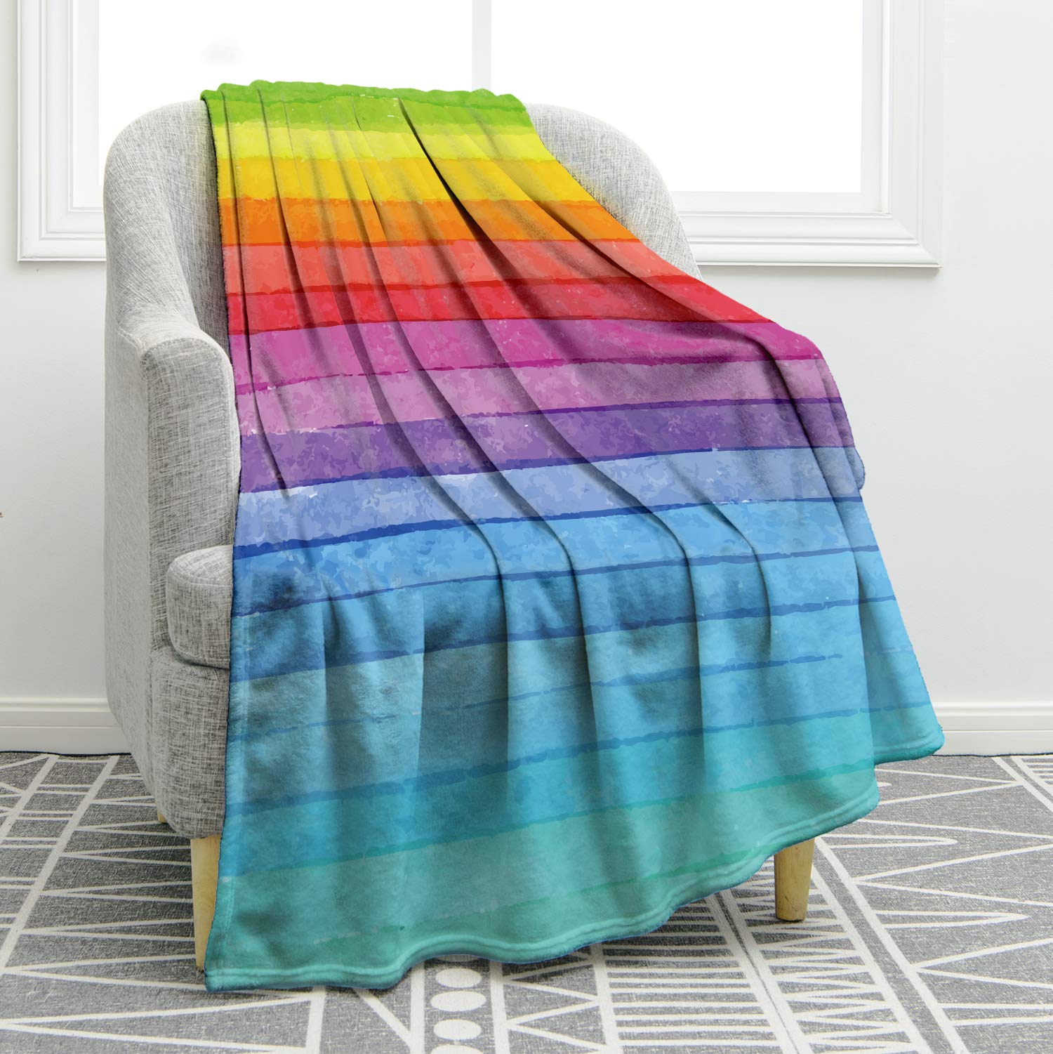 Jekeno Soft Rainbow Blanket 50
