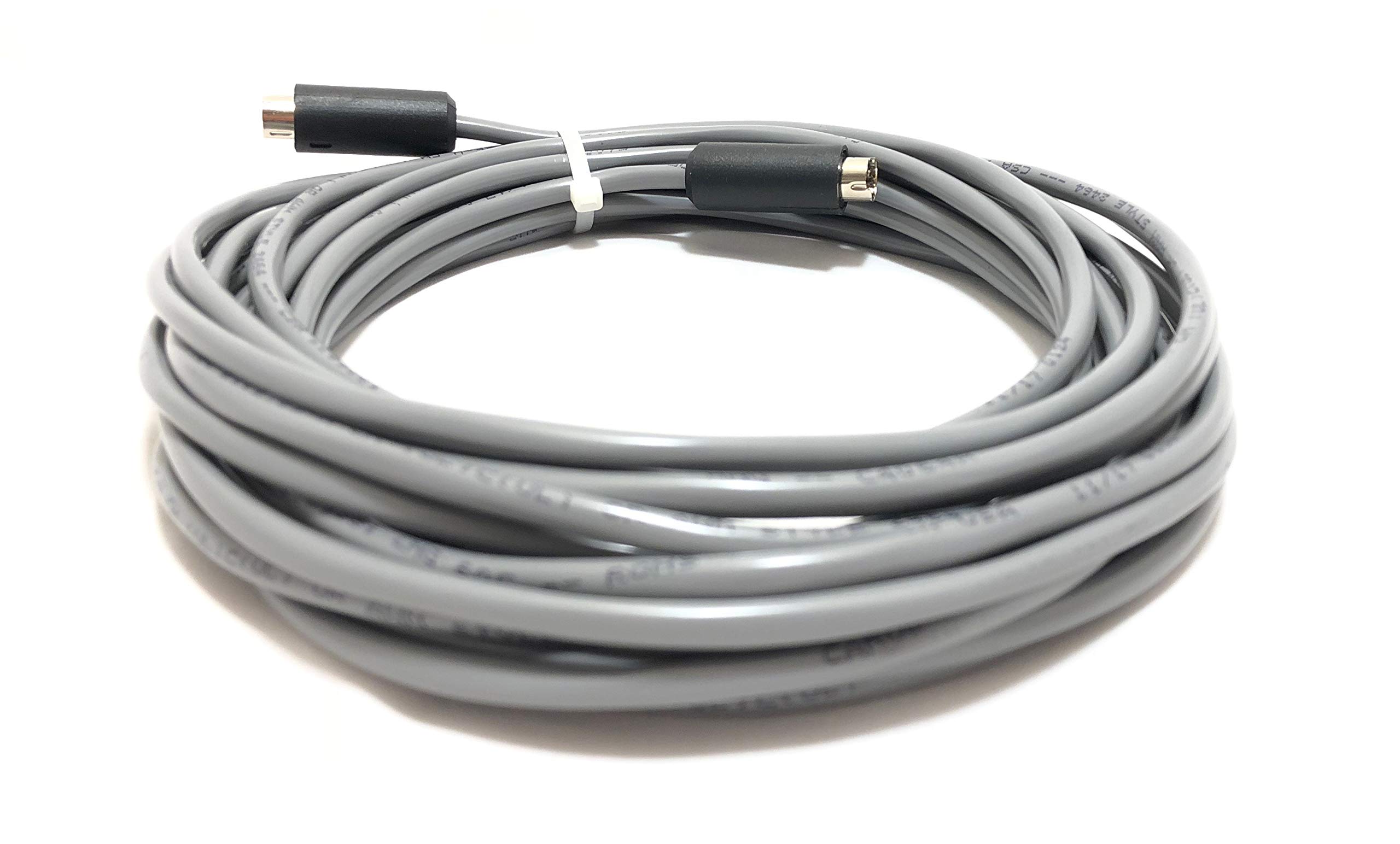 150ft VISCA Daisy Chain Cable - 8 Pin Mini Din to 8 Pin Mini Din RS232 Cable for Sony, PTZ Optics, Go Electronic & VISCA Compatible Cameras | Professional Video Production, Live Streaming & Surveillance Systems | Made in USA
