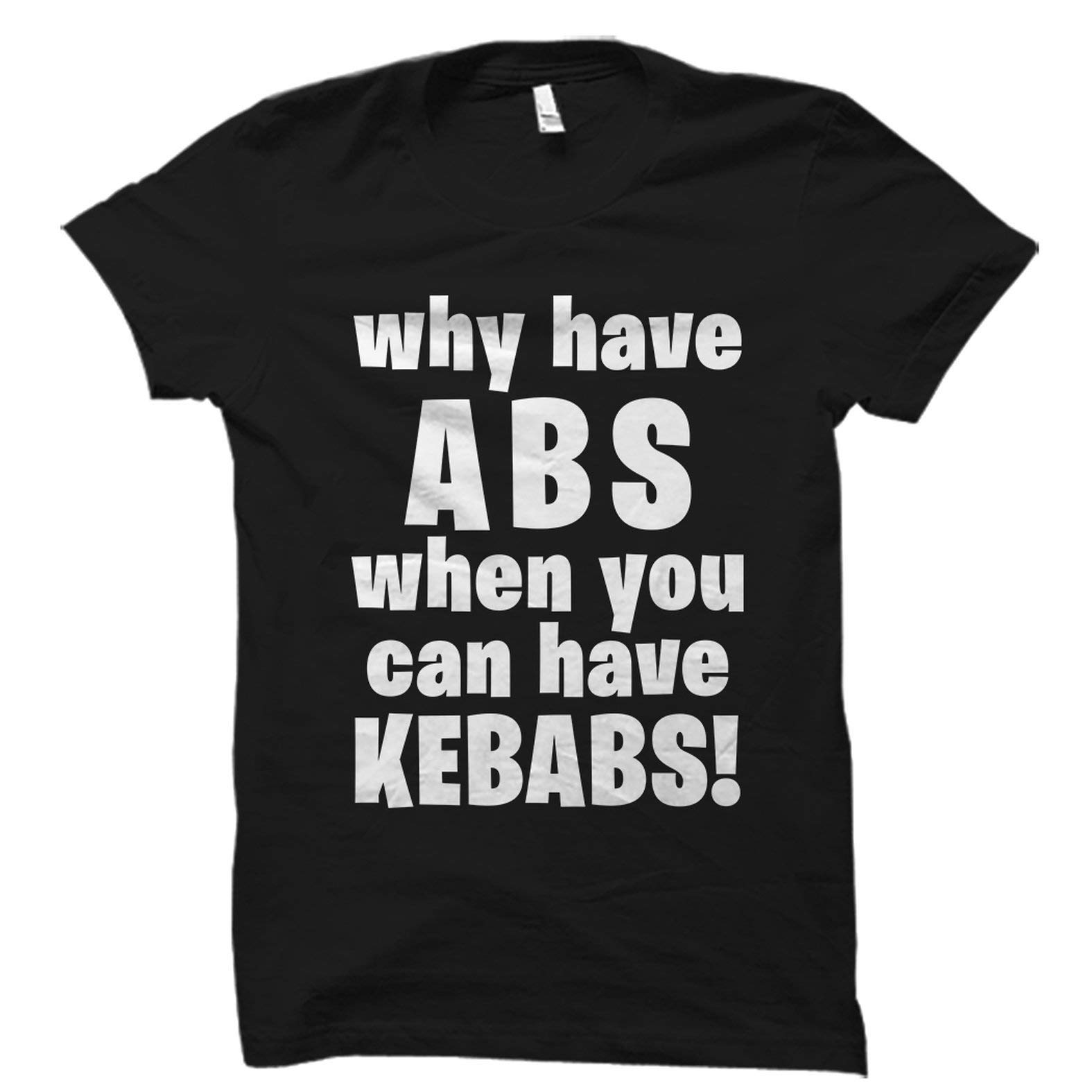 Funny Kebab Lover T-Shirt | Shawarma & Turkish Food Enthusiast Gift | Perfect for BBQ Parties & Foodie Events | Unisex Black Graphic Tee