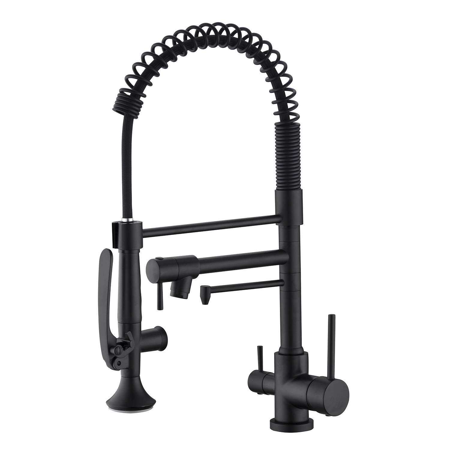 Avola 360° Swivel Pull Down Kitchen Faucet - Hands-Free Drinking Water Sink Faucet with Touch Control for Modern Kitchens | Perfect for Cooking, Washing Dishes & Filling Large Pots