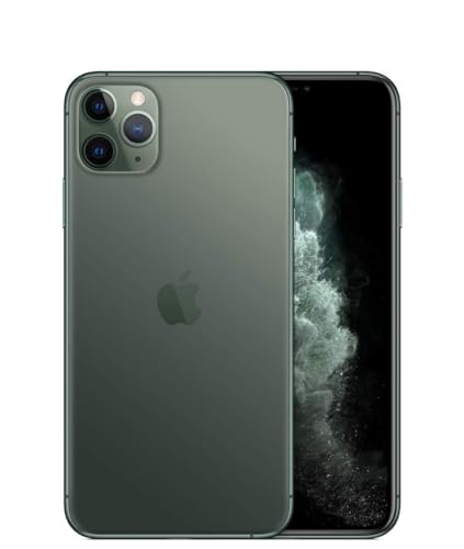 Apple iPhone 11 Pro 64GB Unlocked Smartphone - Midnight Green (Renewed Premium) for Business, Travel & Everyday Use