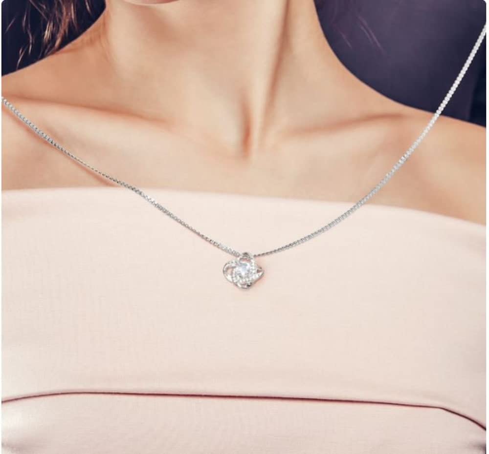 Military Wife Necklace - Meaningful Deployment Gift for Army Wife with Message Card & Gift Box | Army Jewelry, Veteran Day Jewelry for Women | Perfect for Homecoming, Military Balls & Special Occasions