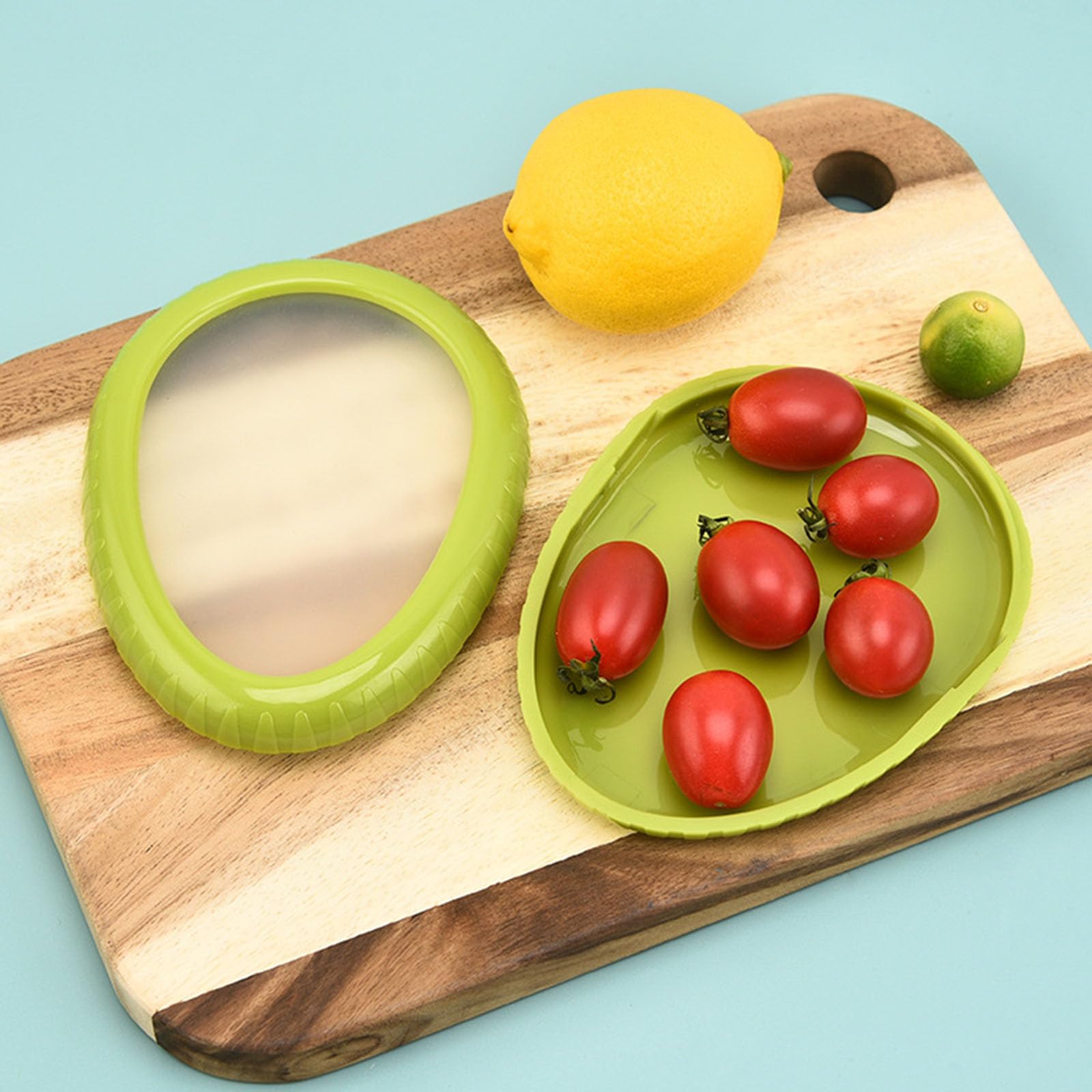 Reusable Silicone Fruit Storage Containers Set of 4 - BPA-Free Food-Grade Fridge Organizer for Fruits & Vegetables | Anti-Oxidation Freshness Keepers | Perfect for Meal Prep, Snack Storage & Healthy Lifestyle