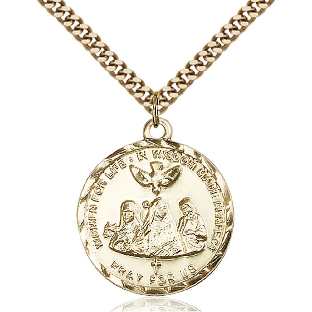 Gold Filled Men's 3-DOCTORS Pendant Necklace with 24 Inch Heavy Curb Chain - Premium Gift Box Included - Perfect for Graduation, Birthday & Anniversary Gifts