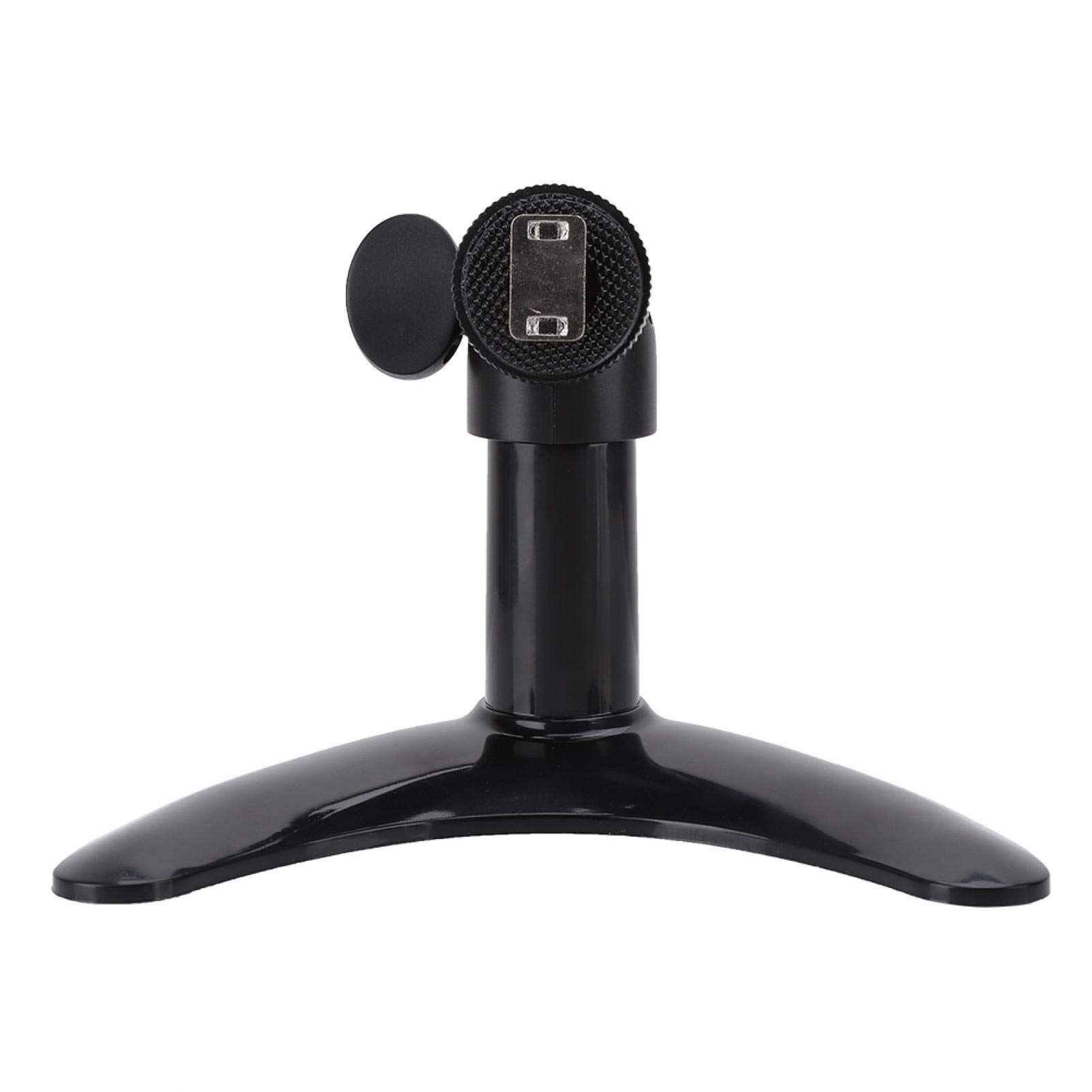 Universal Monitor Stand for 7-11.6 Inch Screens - Adjustable Desktop Computer Monitor Holder with ABS Metal Base - Lightweight & Portable LCD Desk Mount (Black) - Perfect for Home Office, Gaming Setup & Workspace Organization