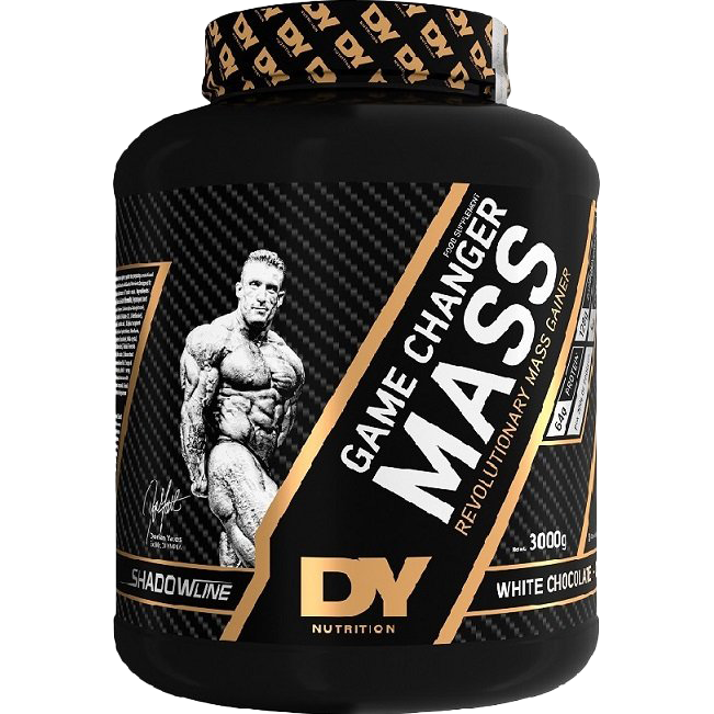 Dorian Yates Game Changer Mass Gainer - White Chocolate Coconut Flavor 3000g Protein Powder for Muscle Growth & Recovery - Perfect for Post-Workout Shakes & Bulking Season