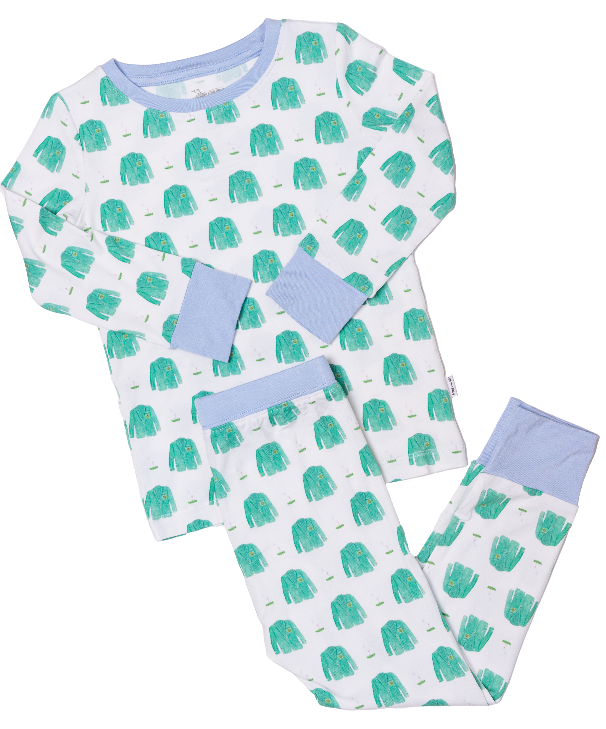 Premium 2-Piece Bamboo Pajama Set for Women - Soft & Breathable Sleepwear in Classic Golf Blue | Perfect for Lounging, Travel & Cozy Nights
