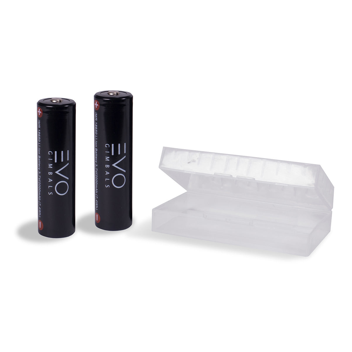 EVO Gimbals 18650 2-Pack Rechargeable Batteries for GP PRO / GP / RAGE3 Camera Stabilizers - Perfect for Vlogging, Filmmaking & Travel Photography