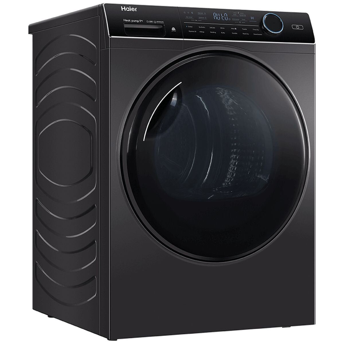 Haier 9kg (20 lbs) Heat Pump Dryer with Steam - Energy Efficient, Quiet Operation, HDHP90ANB1 - Perfect for Small Families & Apartments