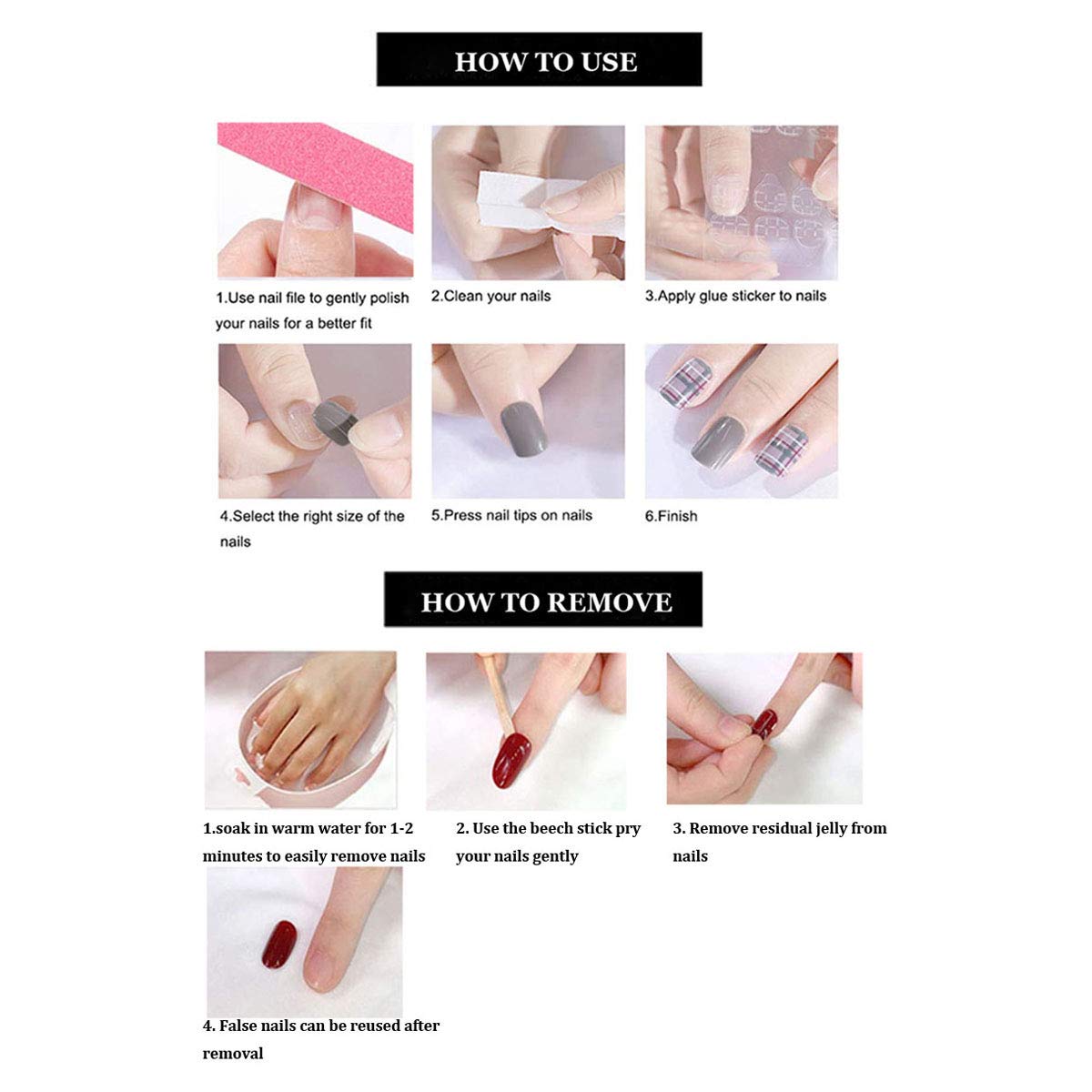 24Pcs Stiletto False Nails - Glossy Long Claw Press on Nails, Pure Color Acrylic Full Cover Fake Nails for Women Girls & Teens (Wine Red) - Perfect for Parties, Weddings & Special Occasions