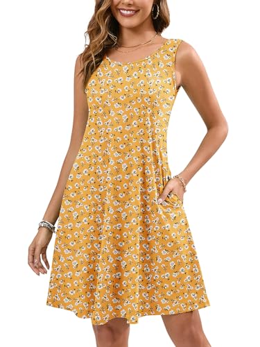Yellow White Floral