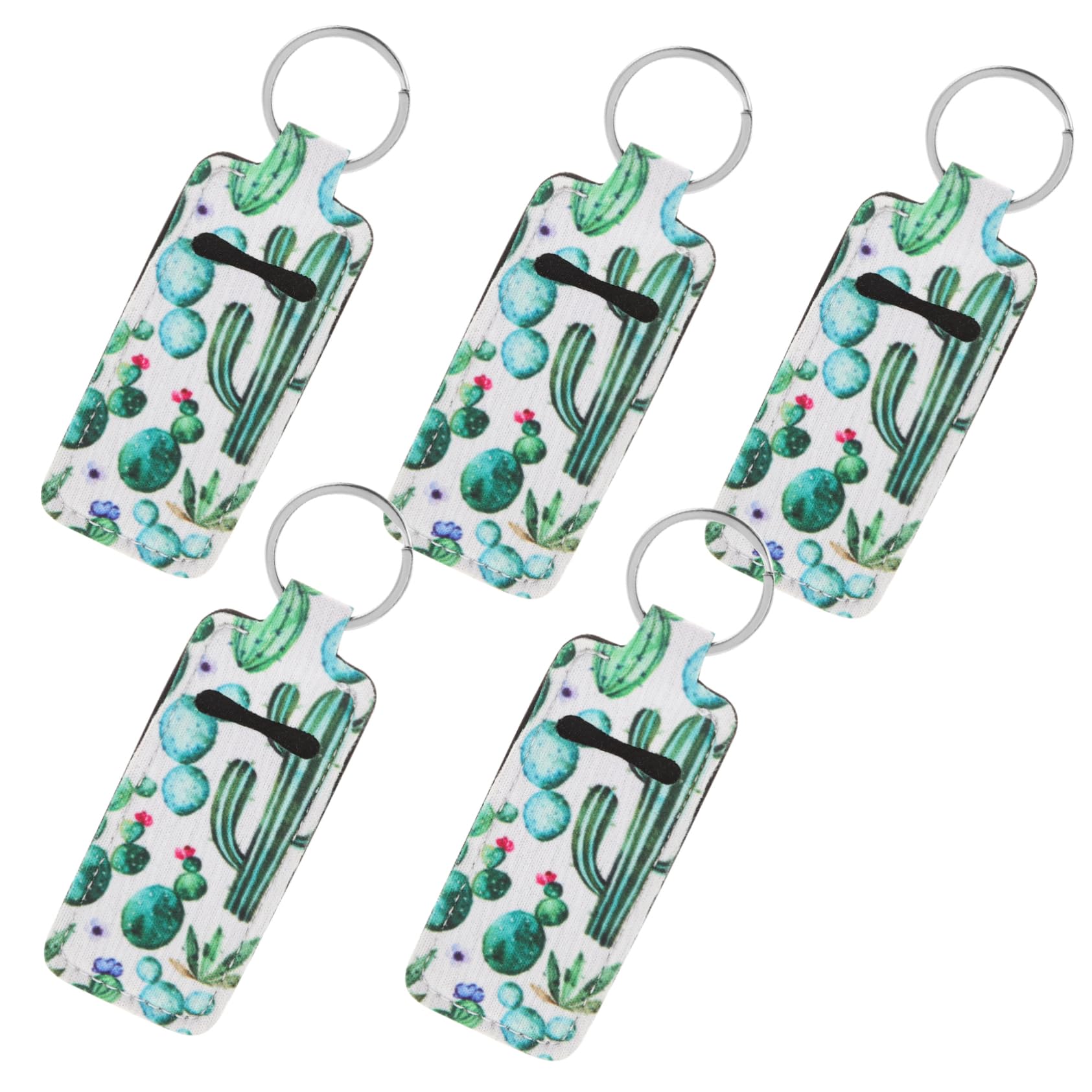Balacoo 10-Pack Square Keychain Lip Gloss Holder - Floating Key Rings for Boats, Portable Lipstick & Thread Organizer - Travel Essentials for Makeup, Fishing Gear & Utensils | Perfect for Boating, Camping & Daily Use