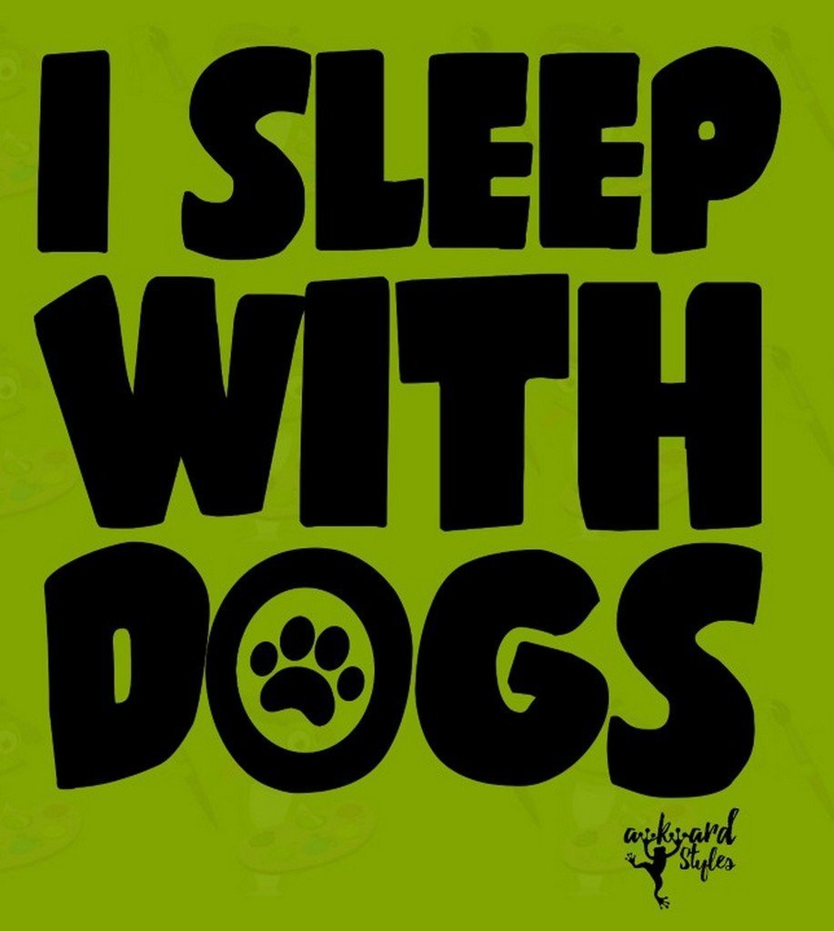 Funny Men's I Sleep with Dogs Sleeveless Shirt - Black Pet Lover Graphic Tee for Dog Owners | Perfect for Casual Wear, Dog Parks & Gifts