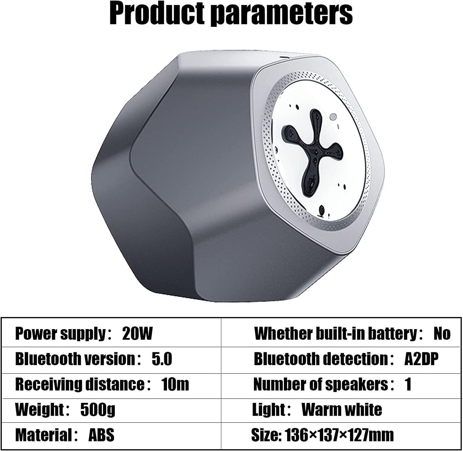 360° Surround Sound Magnetic Fluid Bluetooth Speaker - Wireless Touch Control for Home Theater & Audio System | Portable Speaker for Parties, Outdoor, Travel & Office Use