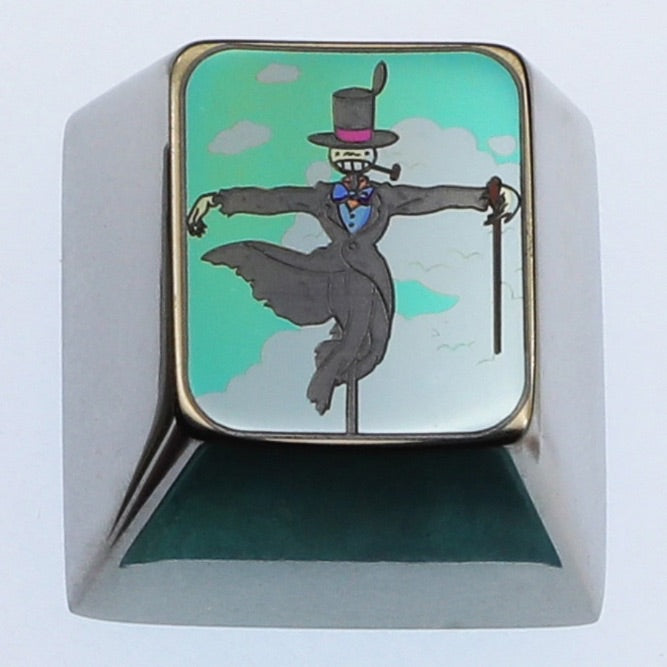 Hayao Miyazaki Anime Themed Titanium Alloy Custom Keycaps for Mechanical Keyboards - Ghibli Inspired Handcrafted Metal Artisan Keycaps for Typing Enthusiasts & Collectors (Perfect for Gaming, Coding, and Keyboard Customization)