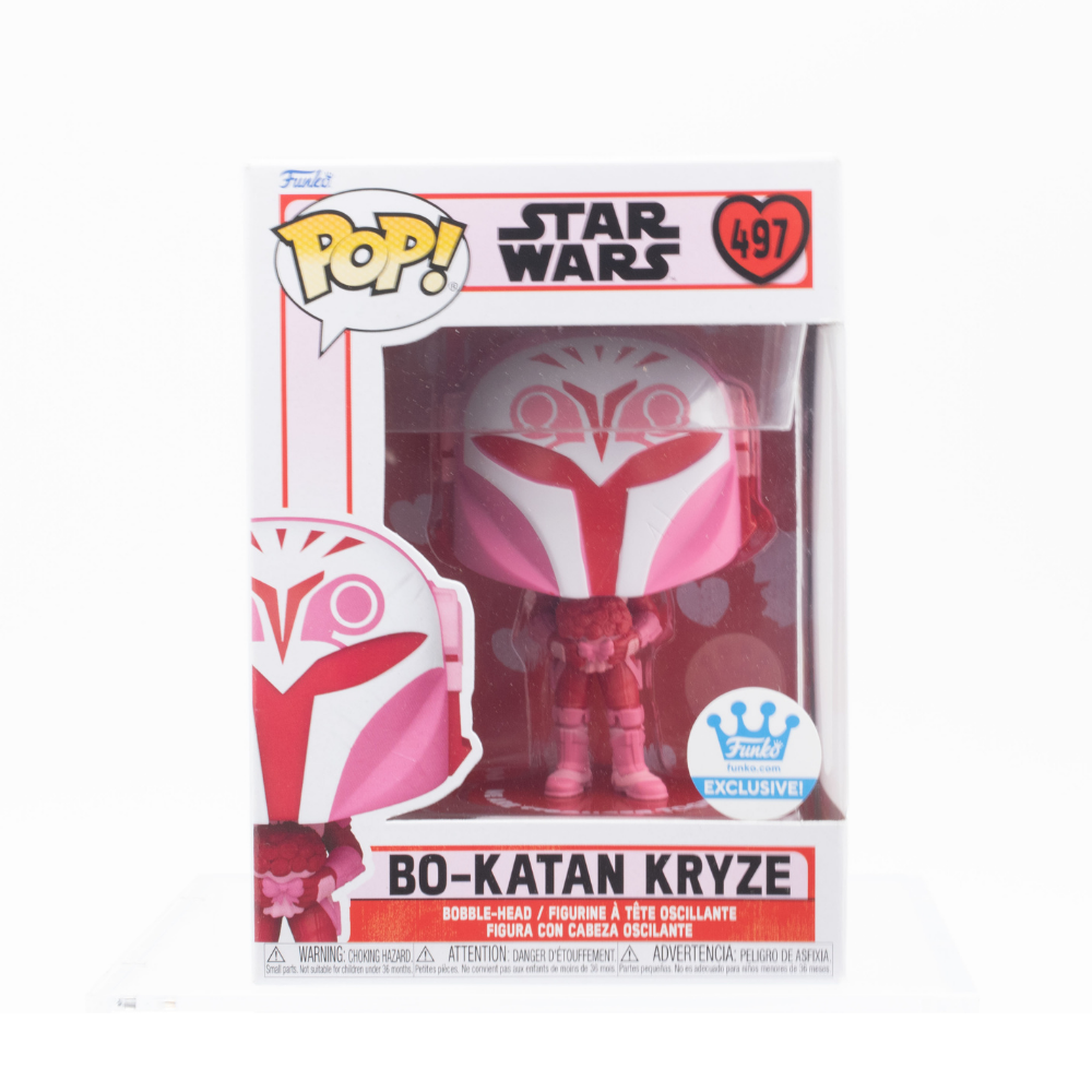 Funko Pop! Bo Katan Kryze (Pink) - The Mandalorian & Clone Wars Collectible Action Figure - Funko Shop Exclusive - Perfect for Star Wars Fans & Display Collections