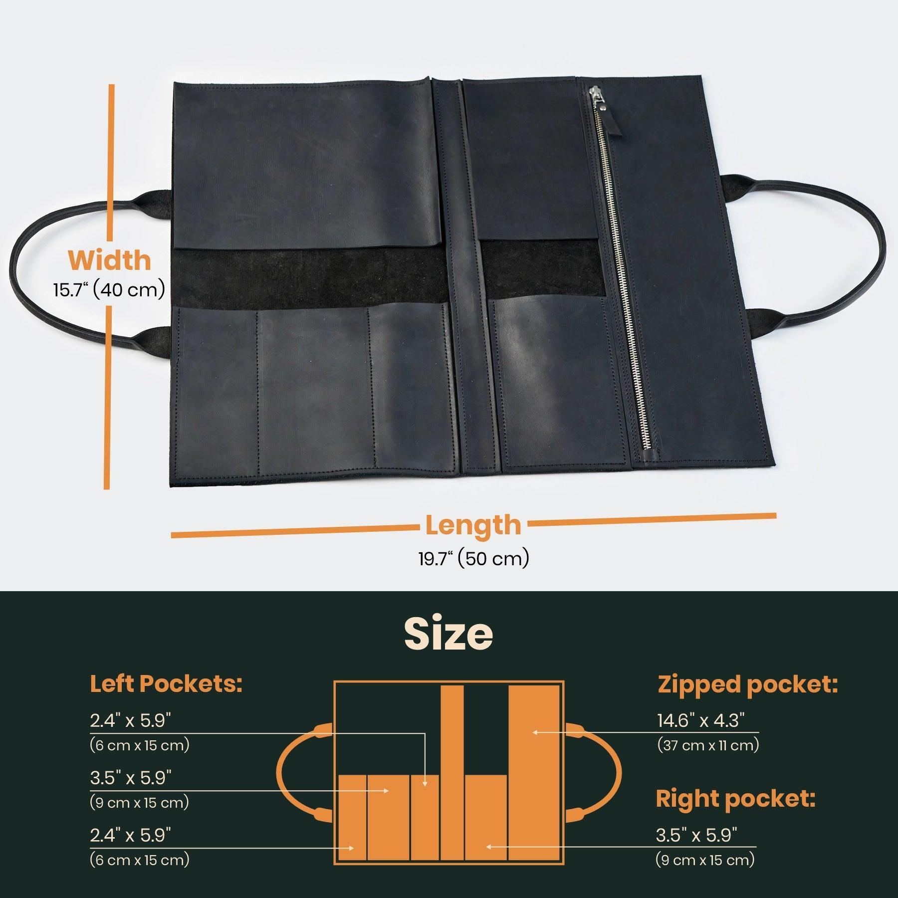4 Slot Folding Knife Bag - Compact & Durable Knife Storage Case for Camping, Hunting & Outdoor Adventures | Perfect for Chefs, Collectors & Survivalists