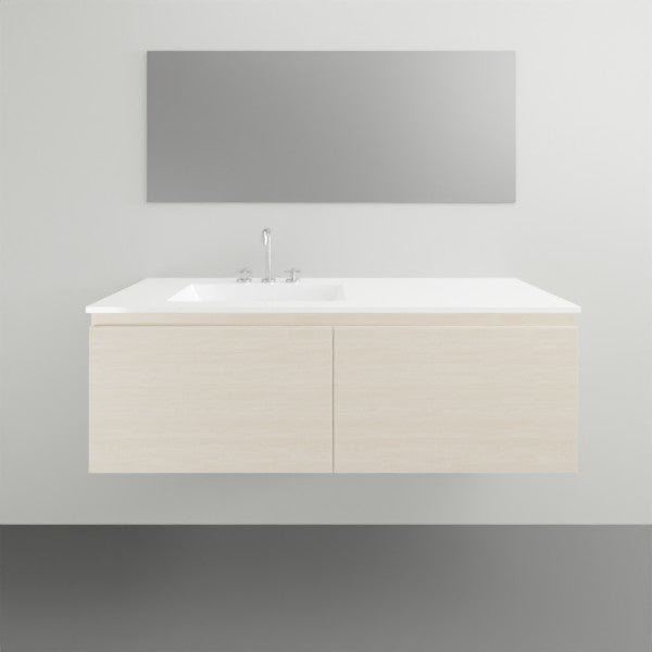 ADP Glacier Lite All Drawer Slim Vanity with Ceramic Top - Modern Bathroom Vanity Set with Storage Drawers & White Ceramic Countertop - Perfect for Small Bathrooms, Powder Rooms & Guest Baths
