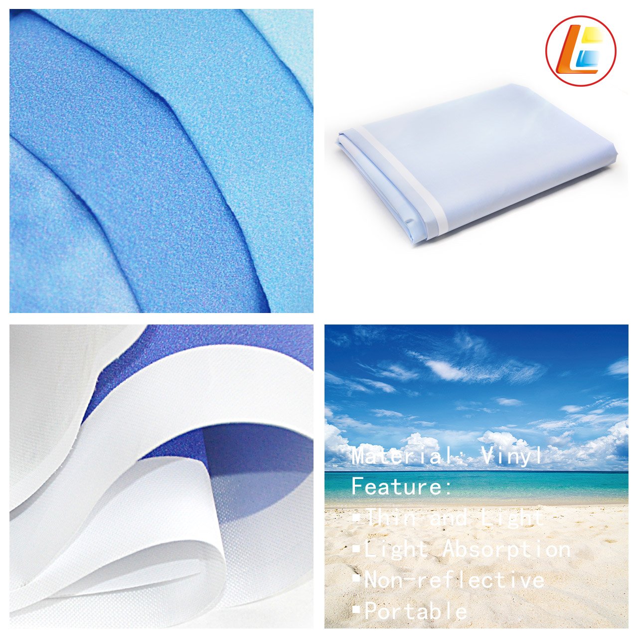 LB 5x7ft Hawaiian Tropical Beach Photography Backdrop - Vinyl Scenic Ocean Background for Wedding, Moana Theme Party, Birthday, Portraits & Photo Booth - Perfect for Beach-Themed Events, Baby Showers & Tropical Decor
