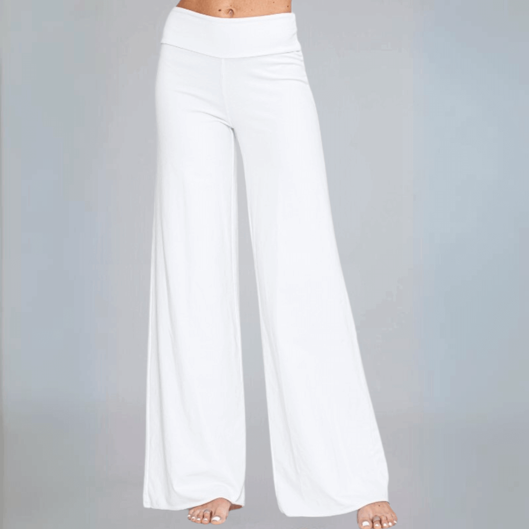 Stylish Comfortable Wide Leg Pants for Women - Made in USA - Perfect for Work, Travel & Everyday Wear