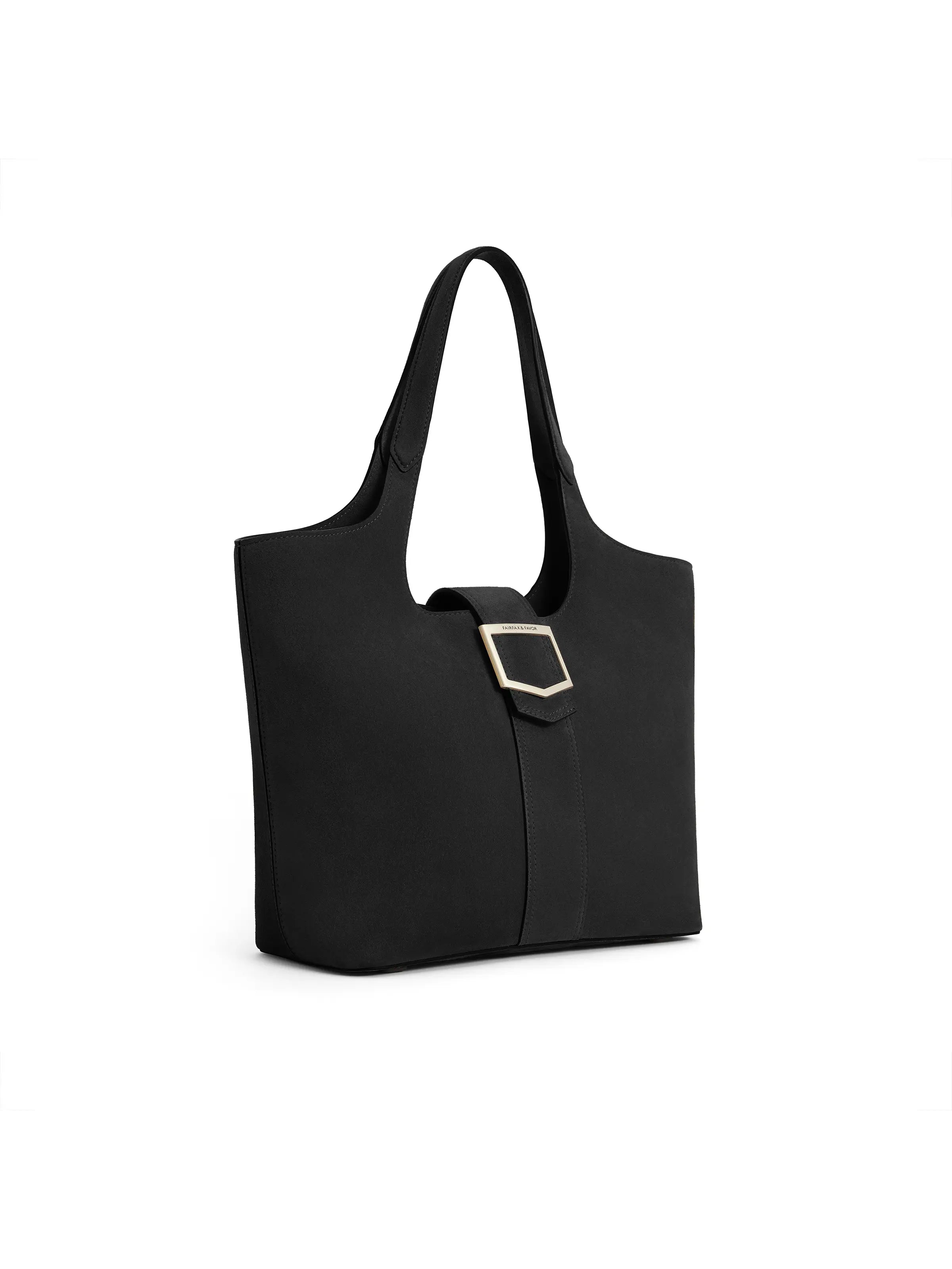 Belmont Black Tote Bag for Women - Stylish & Spacious Handbag for Work, Travel & Everyday Use