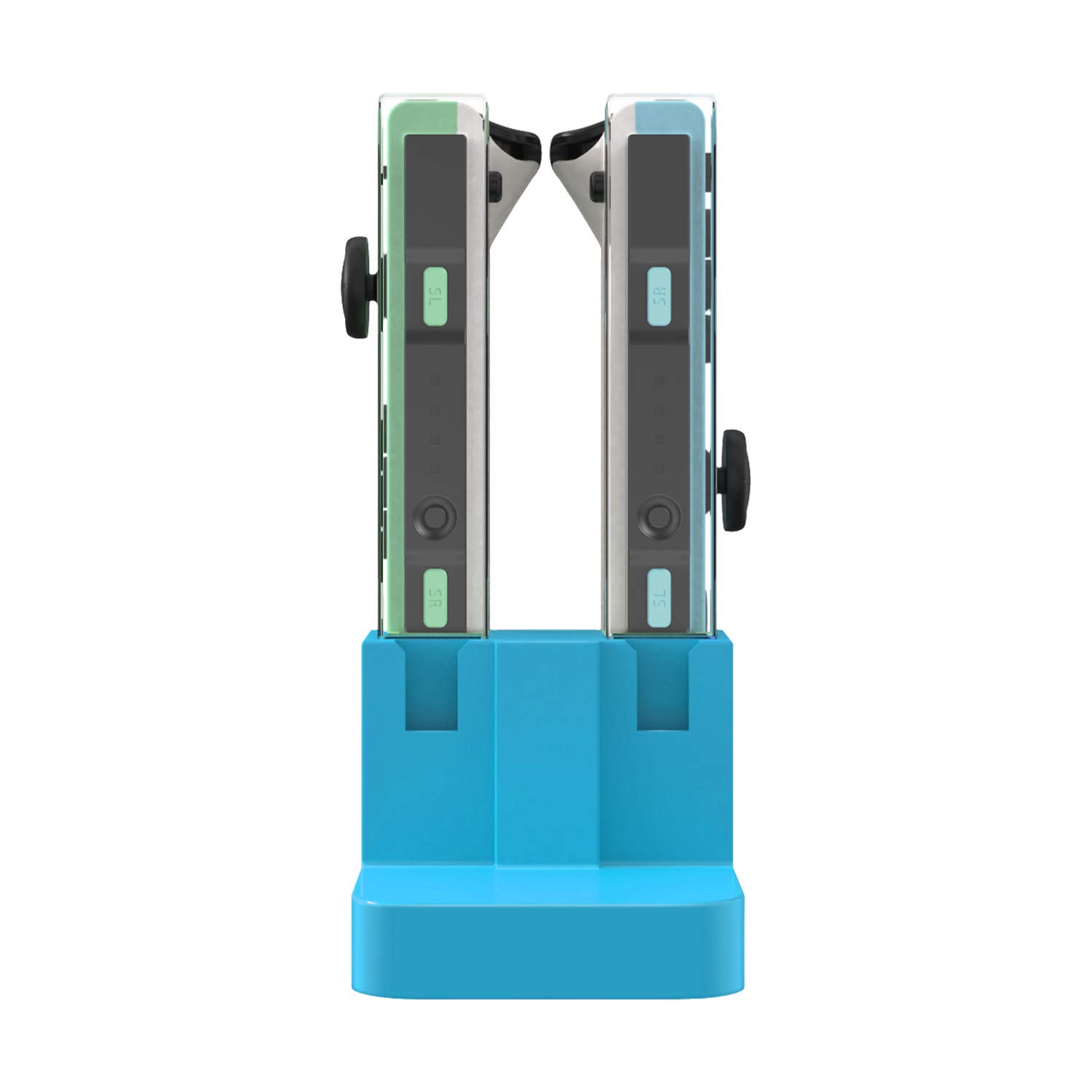 Nintendo Switch & Switch OLED Joy-Con Charging Dock Replacement with USB Type-C Cable - Blue | Fast Charging Station for Nintendo Switch Controllers | Perfect for Gaming Sessions & Multiplayer Setups
