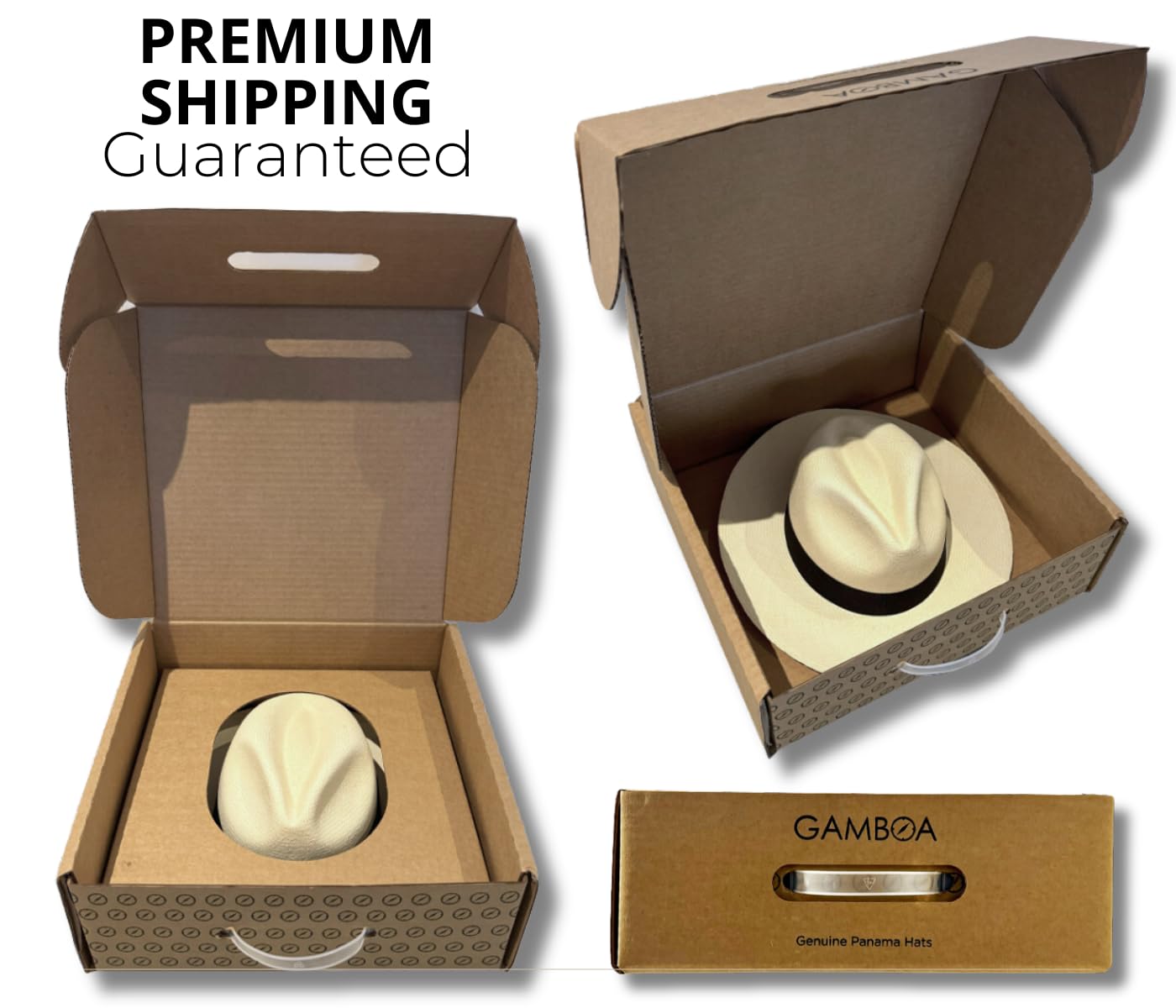 Original Panama Hat for Men & Women - Gamboa Fedora Straw Summer Sun Hat with UV UPF50+ Protection - Perfect for Beach, Travel & Outdoor Activities