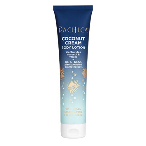 Pacifica Coconut Cream Body Lotion 5 oz - Hydrating & Nourishing Moisturizer for Dry Skin | Perfect for Daily Use, After Shower & Spa Days