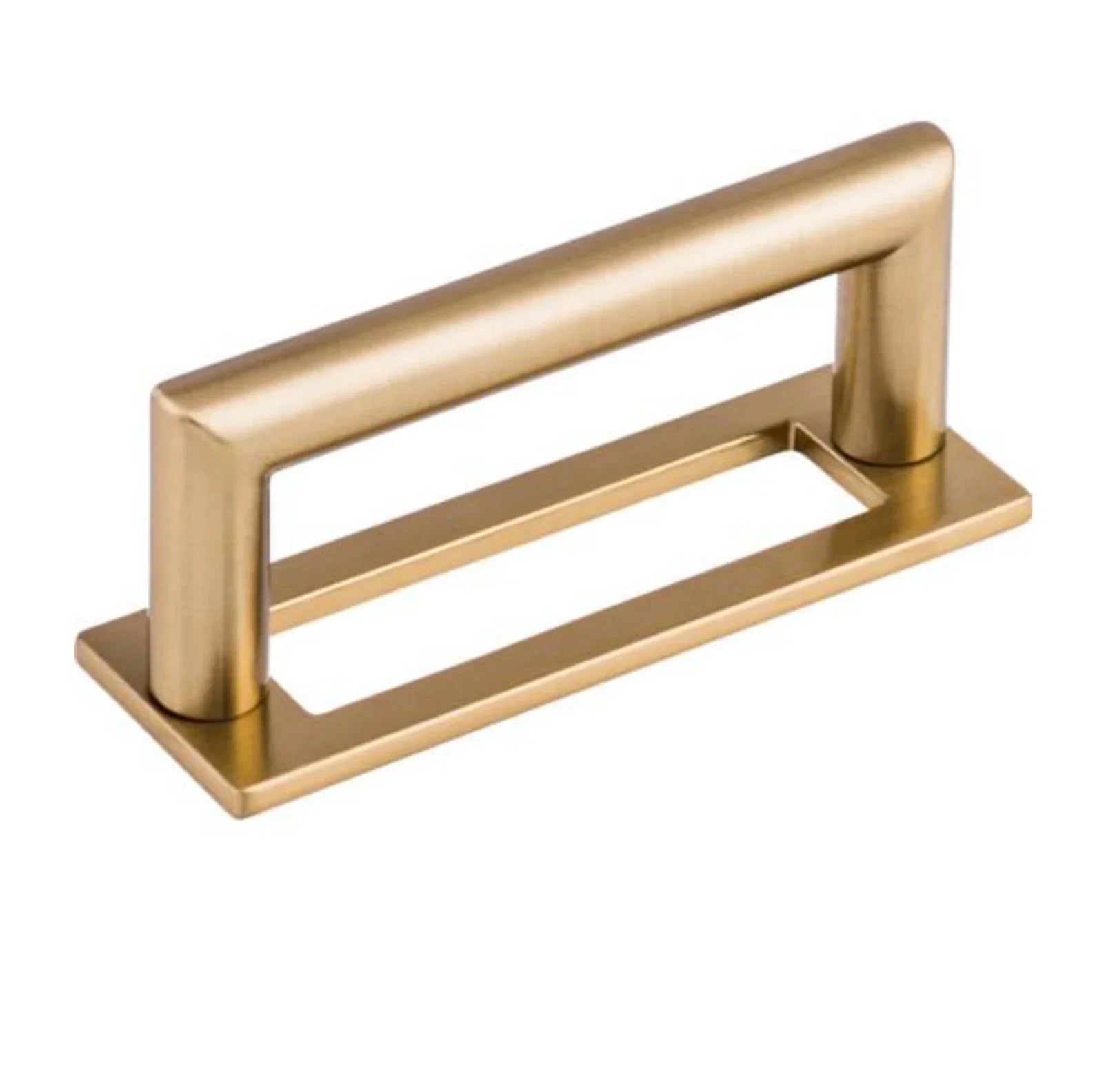 Champage Bronze Cabinet Drawer Pulls and Knobs with Backplate - Vintage Style Hardware for Kitchen Cabinets, Dressers & Furniture Upgrade