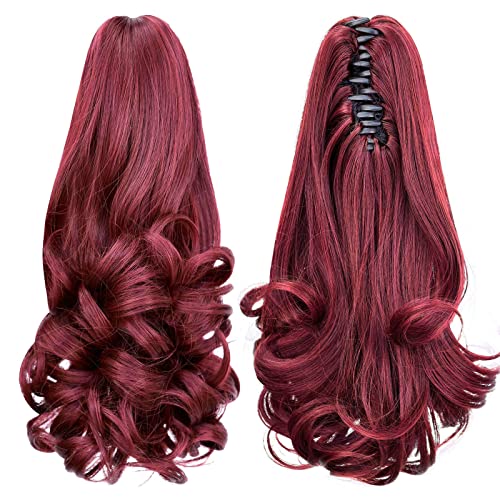 Natural Wavy Ponytail Hair Extension for Women - Clip-in Synthetic Hairpiece for Volume & Length - Perfect for Parties, Weddings & Everyday Styling
