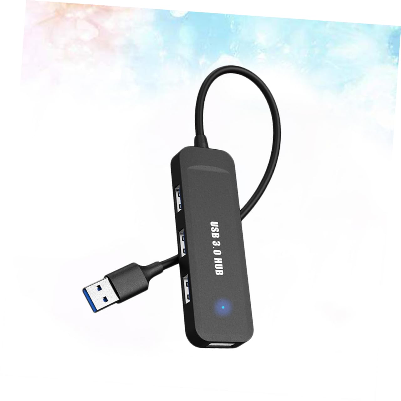 OSALADI 4-Port USB 2.0 Hub Adapter - Ultra Slim USB Splitter for Laptop, Notebook & Computer - High-Speed Data Transfer - Perfect for Home Office, Gaming & Travel Accessories