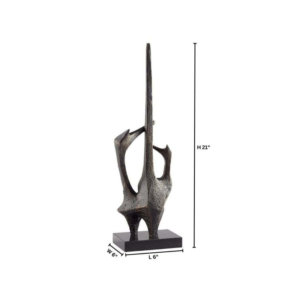Cyan Design 11461 Nyx Sculpture - Elegant Black Figurine for Home Decor, Office & Gift Ideas | Greek Mythology Inspired Art Piece